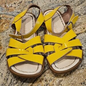 Girls Salt Water Yellow Sandals size 13